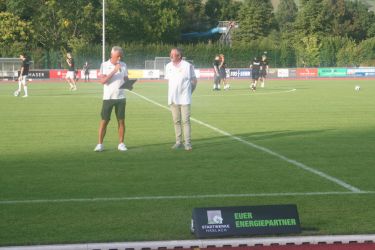 Moderator Manfred Schäfer und BV Heinz Schwab