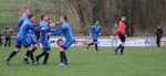 Kurz vor Spielende erzielte Markus Hansmann den 1:1 Ausgleich und wird gefeiert. V.l.n.r.: Luka Schmieder, Patrick Schmidt, Markus Hansmann, Sven Schnaitter, Giulio Negri. Ganz rechts Trainer Ceyhun Sür mit geballten Fäusten.