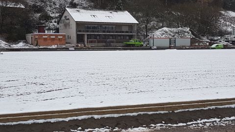 Der Winter ist eingekehrt, doch die Arbeiten gehen weiter.