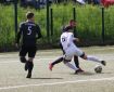 Gekonnt nimmt Giulio Negrini das Zuspiel von Patrick Schmidt an, windet sich um seinen Gegenspieler und jagt den Ball zum 4:1 unter die Latte.