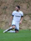 Da legst dich nieder, so ein Geschenk bekommst du nicht jeden Tag. Giulio Tamburello nach seinem Treffer zum 0:3.