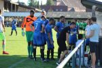 Trinkpause beim SV Haslach, doch das hat den Spielrhythmus gestört.