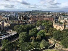 Toller Blick auf Edinburgh.