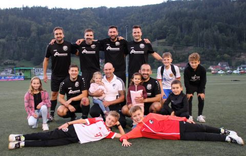 Familienfot bei den Alten Herren