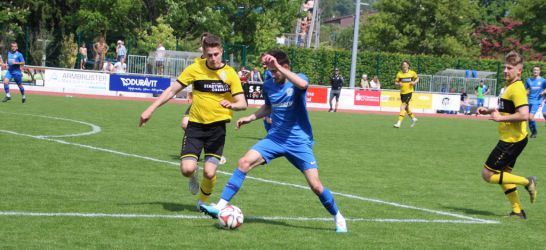 Joel Silzer im Zweikampf