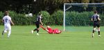 Das 0:2 für den SV Haslach in der 93. Minute. Giulio Tamburello (2.v.l.) vollendet nach Zuspiel von Joel Silzer