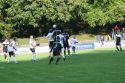 Kopfballversuch durch Dominik Bruckner.